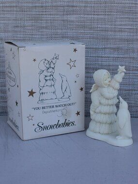 Department 56 Snowbabies "You Better Watch Out!"